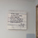Square 10x10 inspirational wall sign with positive message