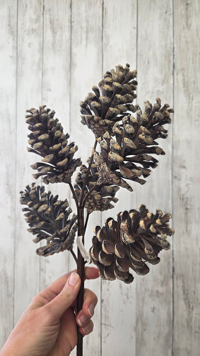 Artificial Pine Cone Stem – 19" Natural Color | Heartland Store MN
