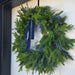 Winter farmhouse front door wreath – UV treated for outdoor use near Winona MN
