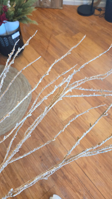 ARTIFICIAL 40" SNOW TWIG BUNDLE