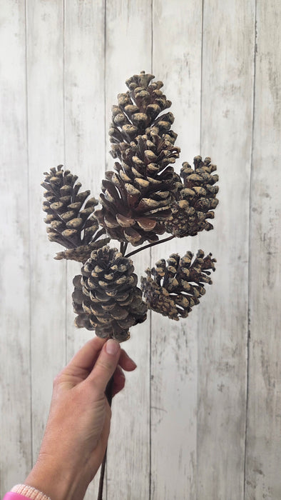 Artificial Pine Cone Stem – 19" Natural Color | Heartland Store MN