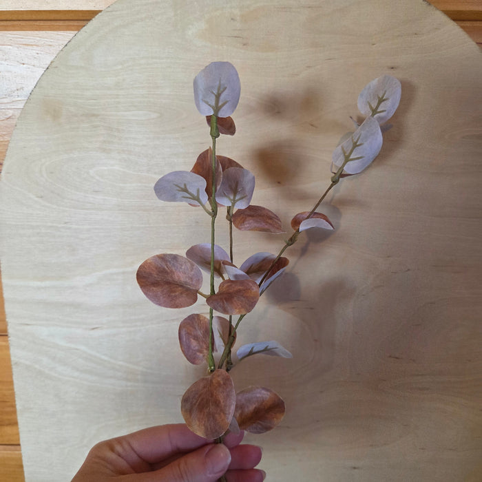 Artificial 36" Dark Neutral Eucalyptus Branch
