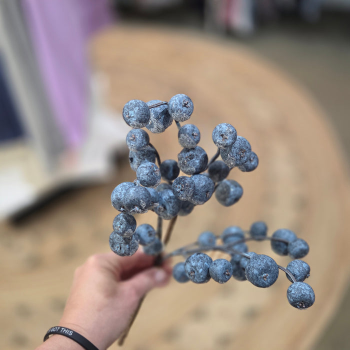 15" Blue Berry Pick Iced Blueberries