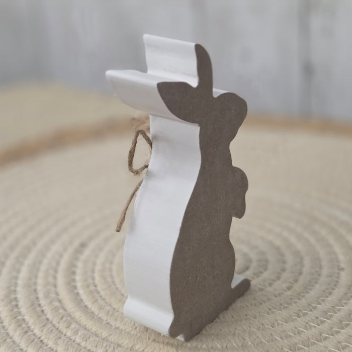 Standing Easter bunny tabletop decor in Lewiston Minnesota
