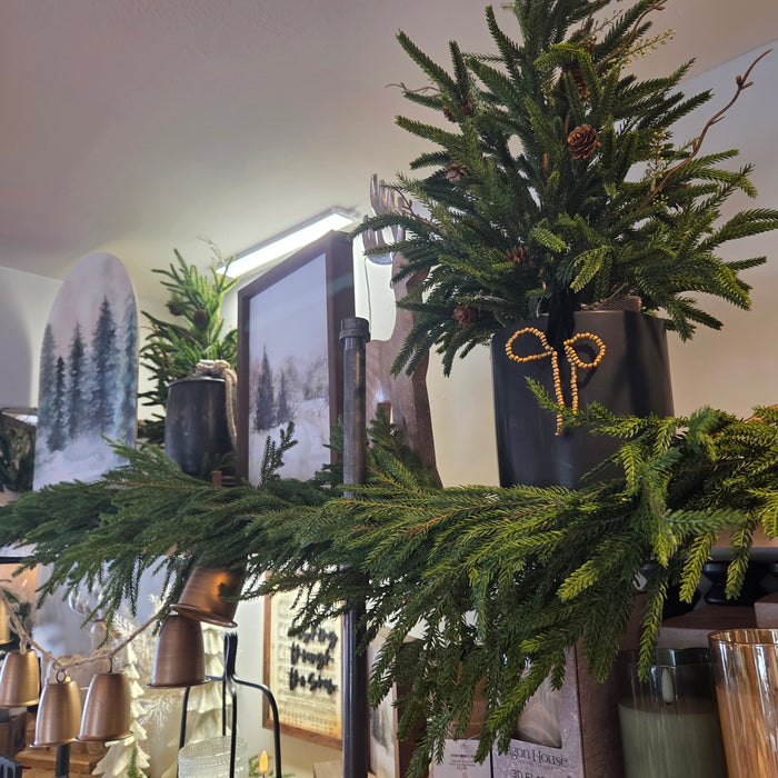 Artificial 6" Austrian Pine Garland