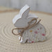 Tall floral block sitter bunny Easter decor at Heartland Store MN