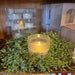 17 inch artificial greenery candle ring rustic decor