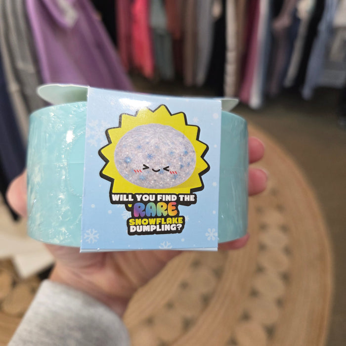 RMS® Dumpling Crazy Fun™ Mystery Squishy Limited Snowflake Dumpling Find Edition