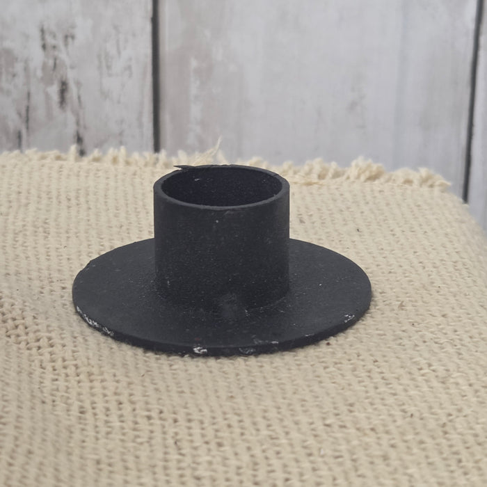 Round Iron Taper Candle Holder