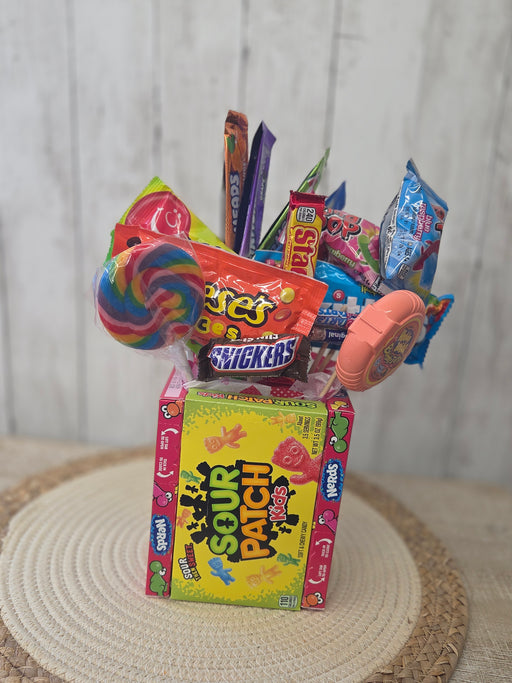 candy bouquet gift arrangement