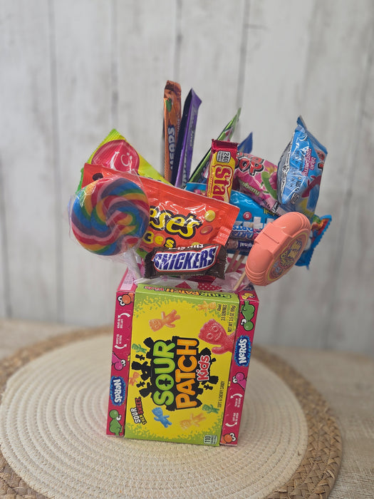 candy bouquet gift arrangement