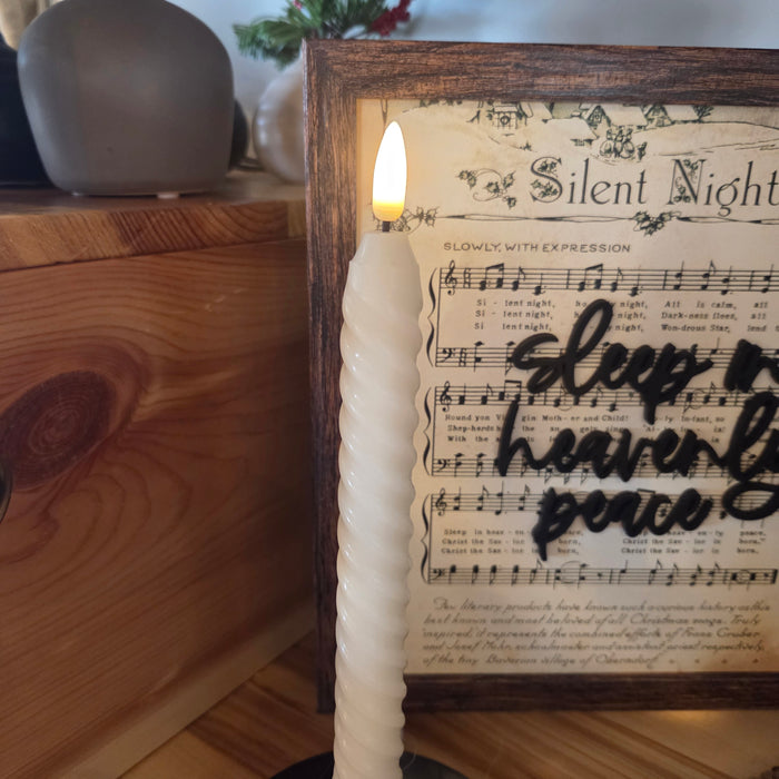 Safe flameless taper candle set from Heartland Store MN