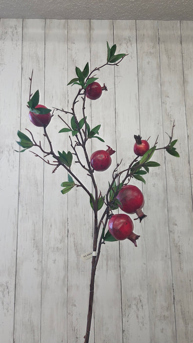 Artificial 36" Red  Pomegranate Branches