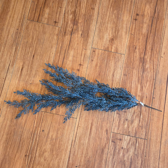 3 Stem, 29" Artificial Blue Berry Garland for Everyday Floral Decor | Heartland Store MN