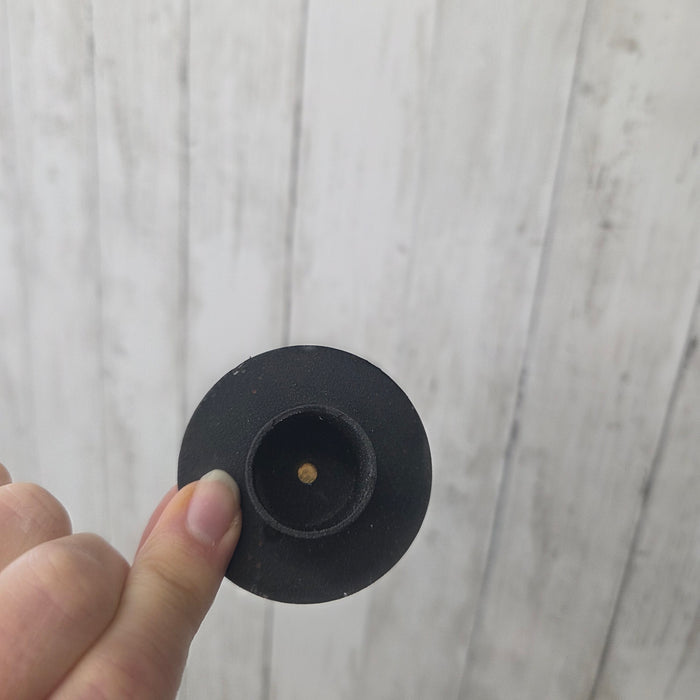Round Iron Taper Candle Holder