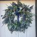 Elegant farmhouse eucalyptus wreath – available near Winona MN