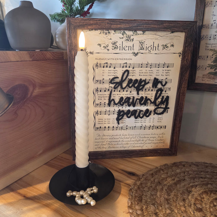 Elegant spiral taper candles for table and mantel décor