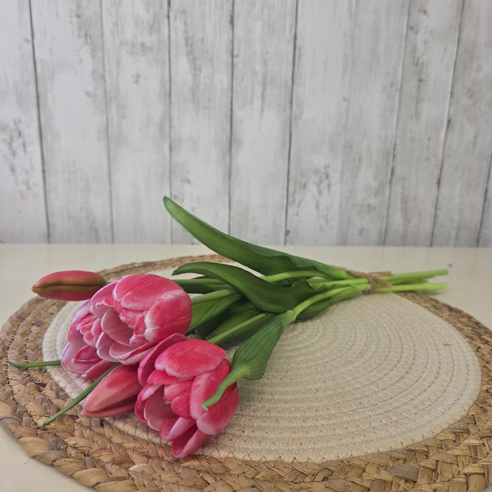 16" Artificial Tulip Bundle | Stems in Assorted Colors | Heartland Store MN