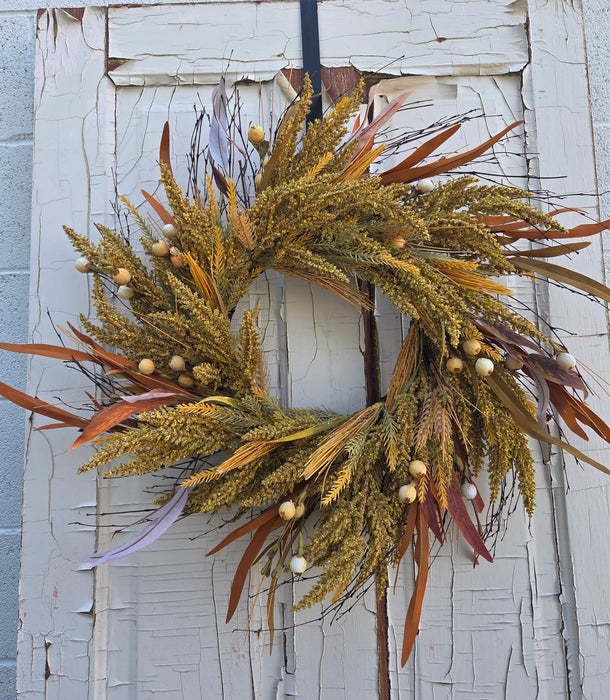 Fall Handmade Wreath 24"