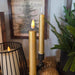 Elegant gold taper candle set for weddings and holidays gift shop in MN