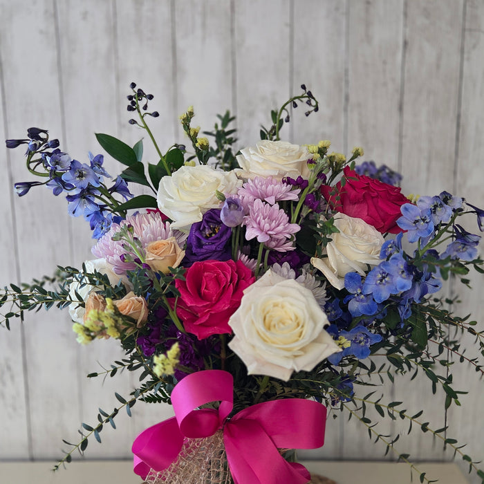 Fresh Flowers in Vase | Spring Colors | Local Delivery Lewiston MN