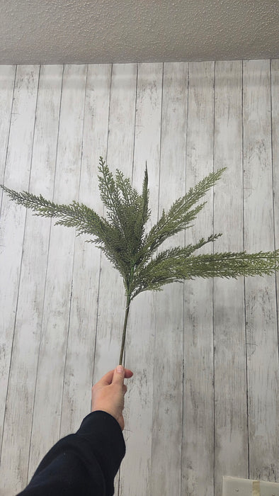 Artificial 27" Cedar Stems Spray  | Heartland Store MN