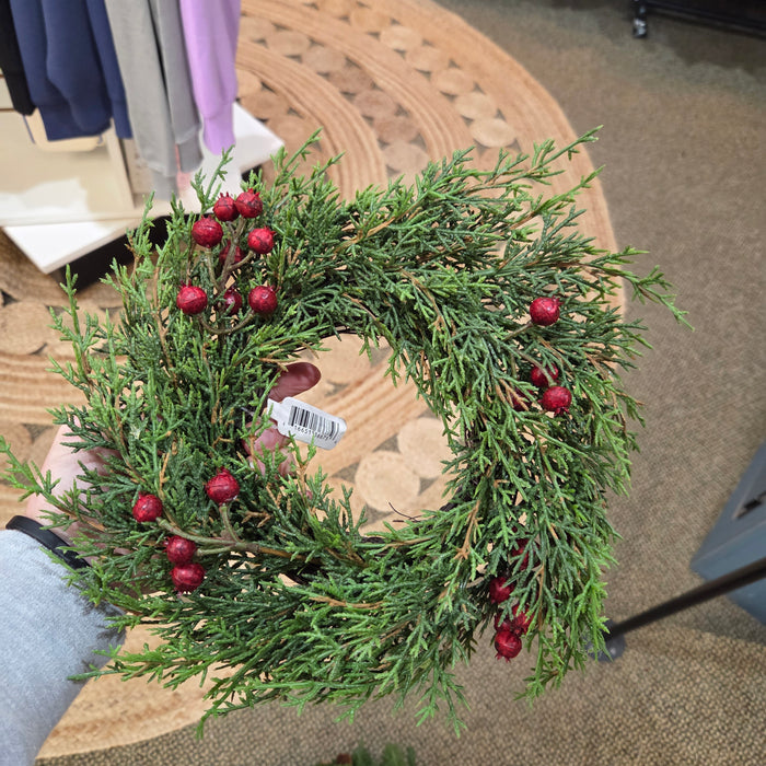 10" Cedar Berry Real Touch Candle Ring