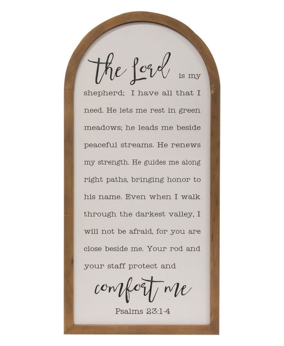 Psalm 23 Arch Sign