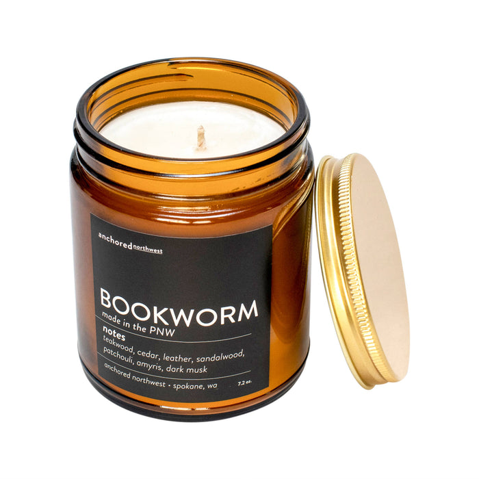 Bookworm Scented Soy Candle 7.2 oz.