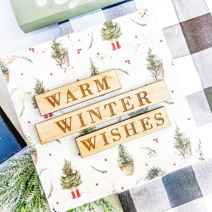 6x6 Mini Block Warm Winter Wishes