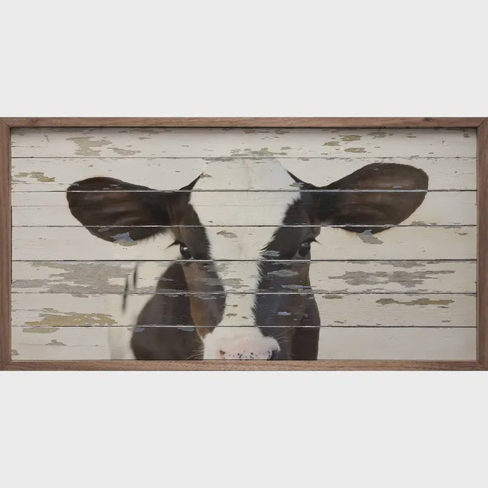 Holstein Calf Wooden Sign