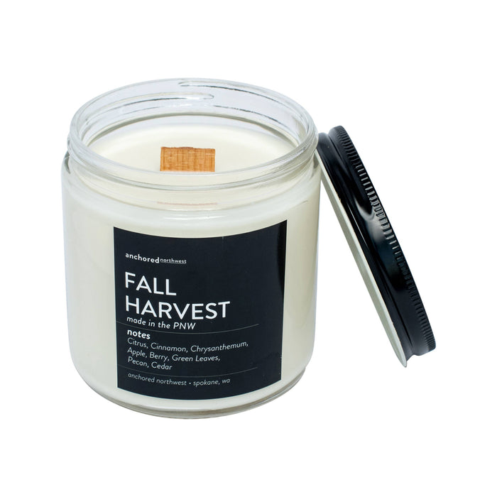 Fall Harvest 12.8oz. Wood Wick Soy Candle