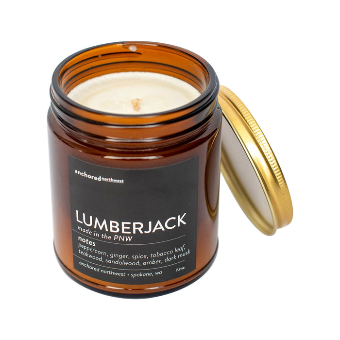 Lumberjack Scented Soy Candle 7.2 oz.